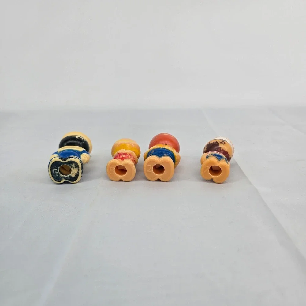Vintage Fisher Price Little People Houseboat Figures Sailor Life Vest Lot of 4